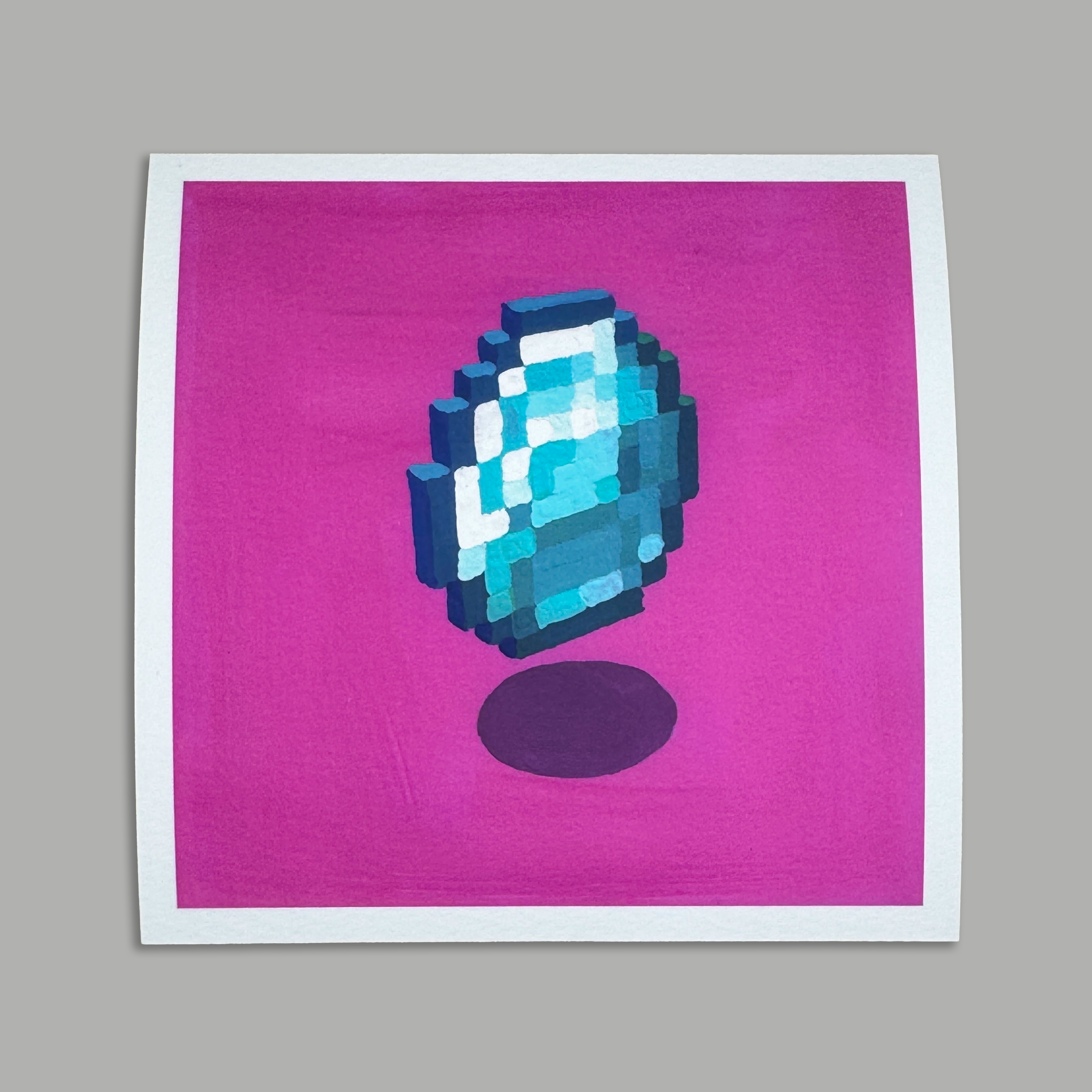 "Dropped Diamond" Art Print