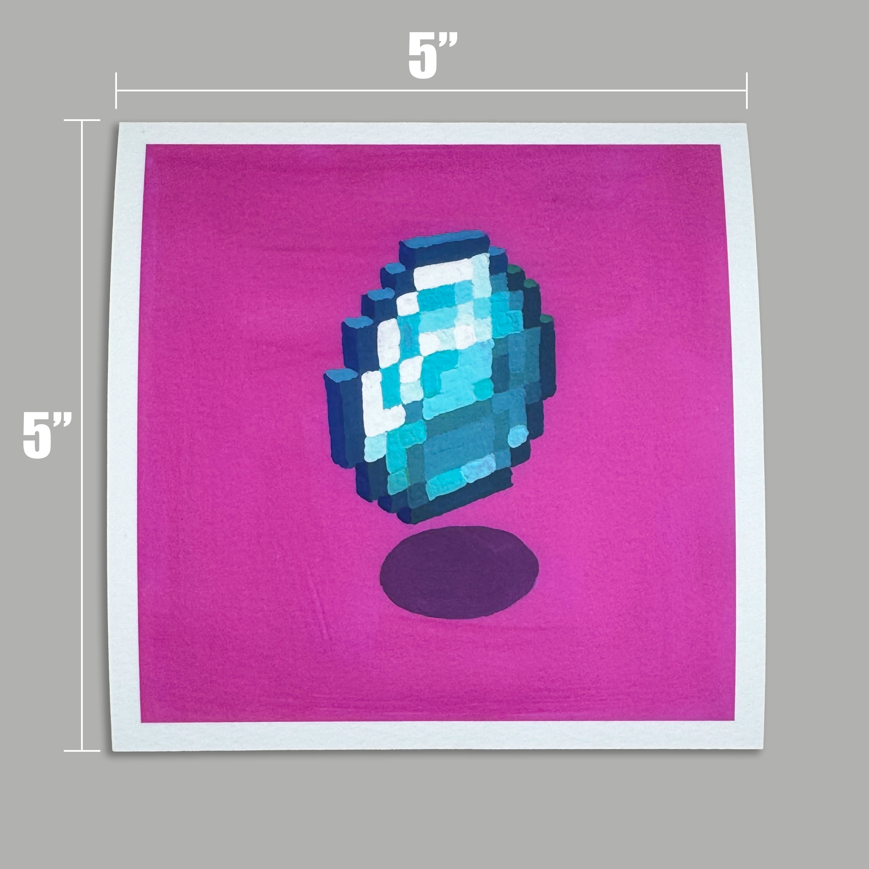 "Dropped Diamond" Art Print